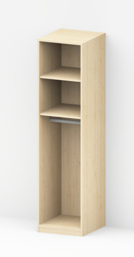 Preview: Kleiderschrank - 1 Tür - (40/50/60cm x 200cm x 58cm)